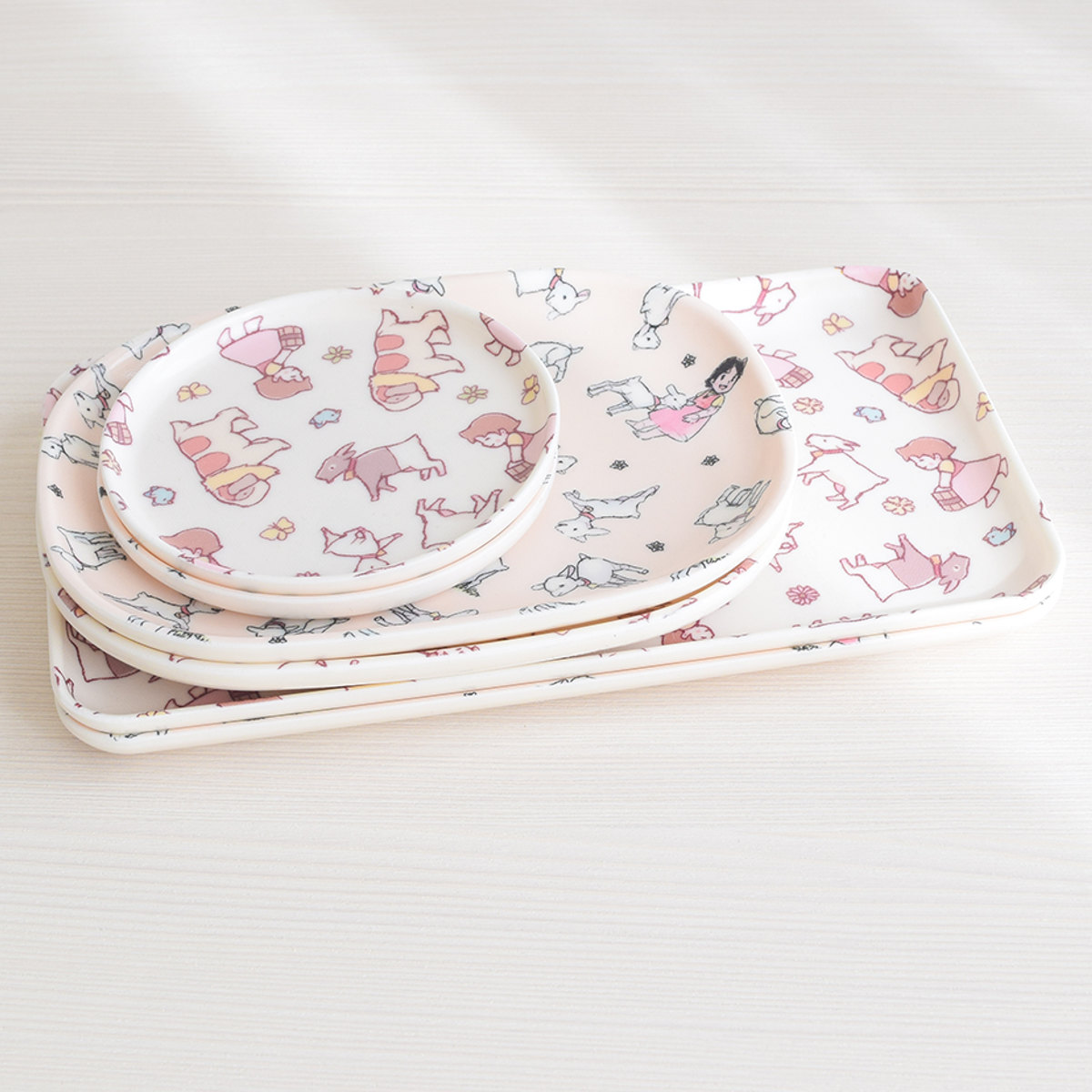 キッチントレー アルプスの少女ハイジ カフェトレイ ( キャラクター トレー トレイ キッチントレイ 小物置き 日本製 かわいい おしゃれ ) 【A】 A