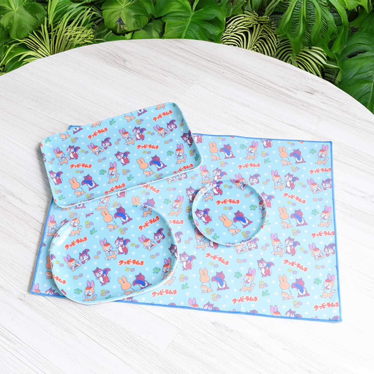 クッピーラムネ コースター ( ドリンク マット 日本製 アクセサリートレー トレイ 小物置き おしゃれ かわいい レトロ お菓子 丸 円形 ラウンド ) 【A】 A