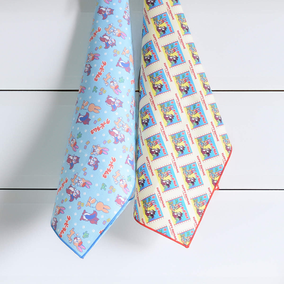 クッピーラムネ ランチョンマット ( テーブルマット ランチクロス 綿 布 日本製 かわいい レトロ 長方形 ) 【B】 B