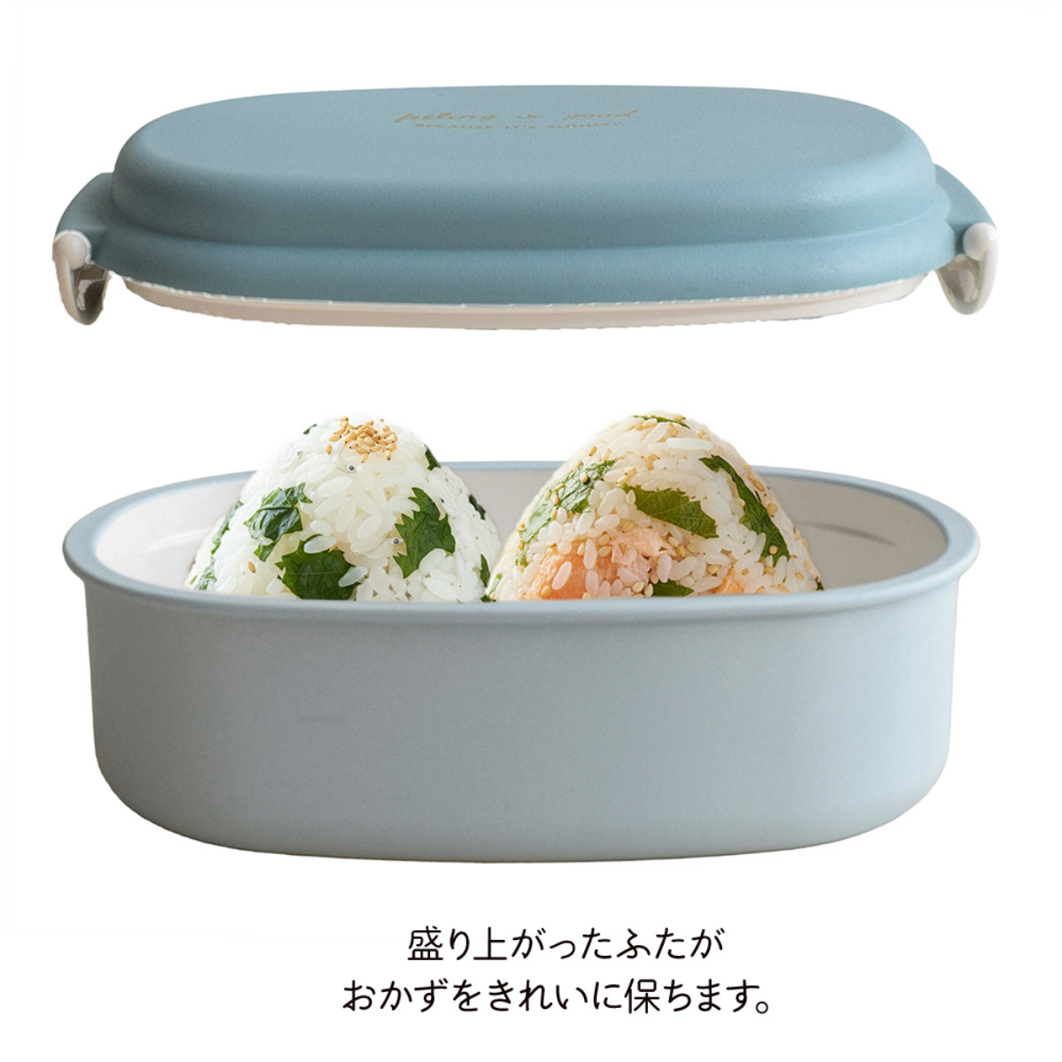 弁当箱 600ml FIG 塗1段ランチボックス ( お弁当箱 ランチボックス 食洗機対応 レンジ対応 ドーム型 1段 日本製 食洗機OK レンジOK お弁当 弁当 小判型 一段 一段弁当 ドーム蓋 おしゃれ ) 【マットホワイト】 マットホワイト