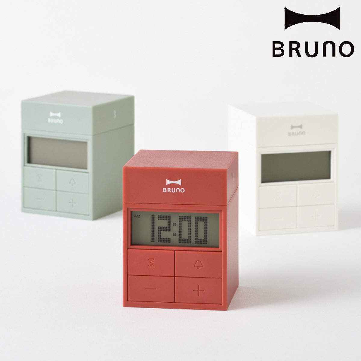 BRUNO デジタル時計 キューブタイマークロック タイマー