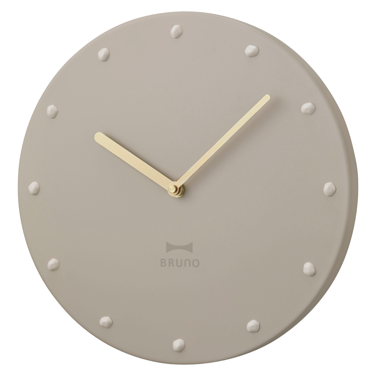 dショッピング |BRUNO 掛け時計 メタルウォールクロック くすみカラー 