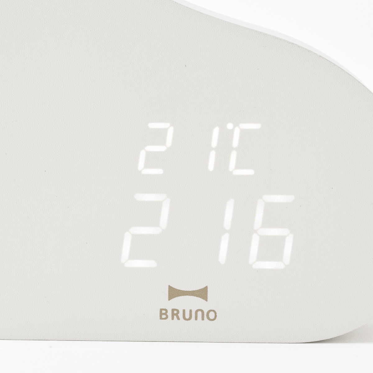 BRUNO 置き時計 モチーフクロック 温度計付き ( ブルーノ 時計 置時計 鳥 ねこ デジタル アラーム 目覚まし時計 かわいい インテリア 日付 温度表示 機能付き 電池式 USB接続可能 ) 【bird】 bird