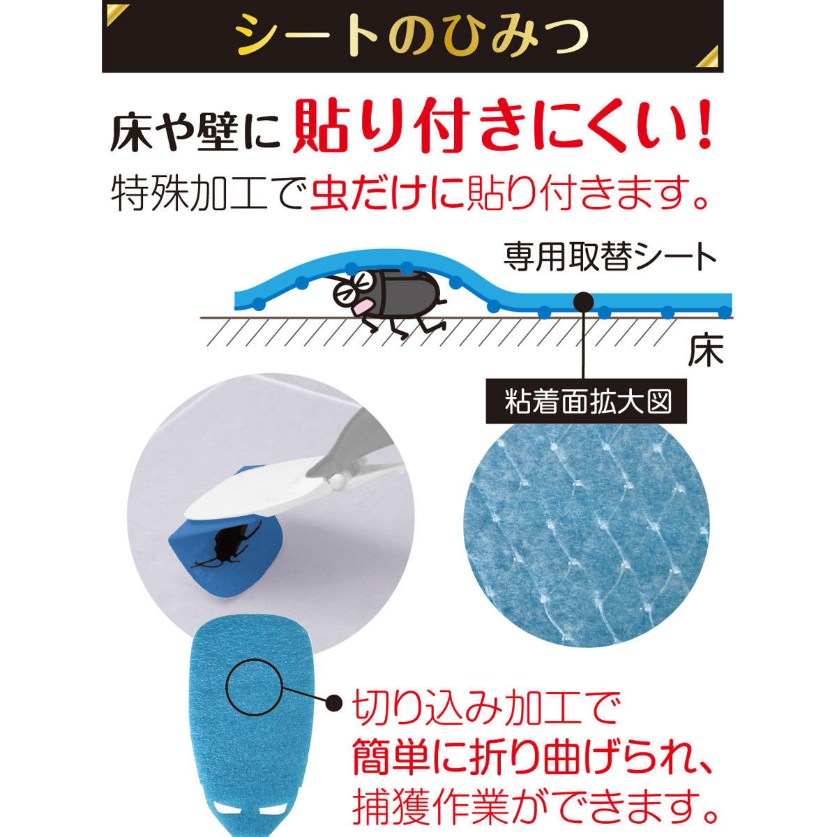 虫 キャッチ ペタッとmushimon 本体 取替えシート 2枚付き 害虫駆除 ( mushimon ゴキブリ 対策 捕虫器 駆除 捕獲 触らず 粘着シート 虫キャッチ 虫取り器 虫駆除 ムカデ ハエ 虫対策 安心 害虫対策 害虫 )