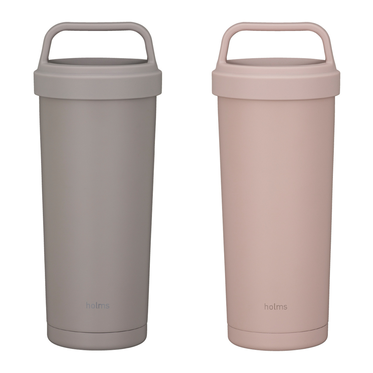 水筒 500ml holms ハンドル付きタンブラー （ 直飲み 保温 保冷