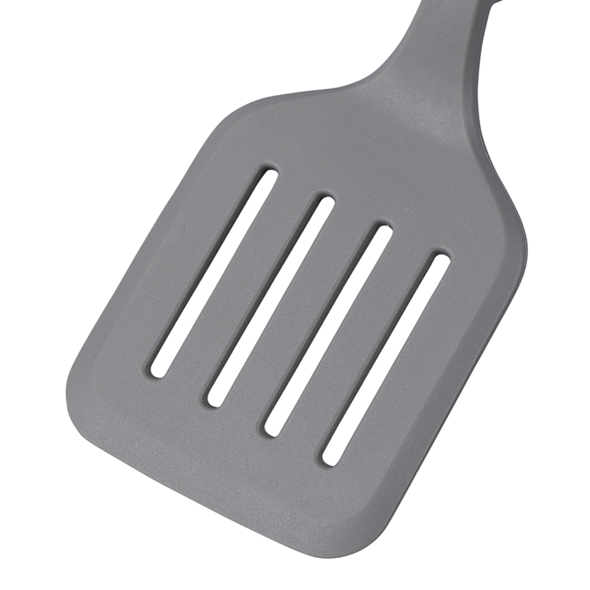 ターナー 脚付き シリコン製 食洗機対応 copan ( フライ返し フライパン返し ヘラ へら ビーター 穴あき 穴開き コパン シリコンターナー 先が付かない キッチン 料理用 調理用 キッチンツール 下ごしらえ グレー おしゃれ )