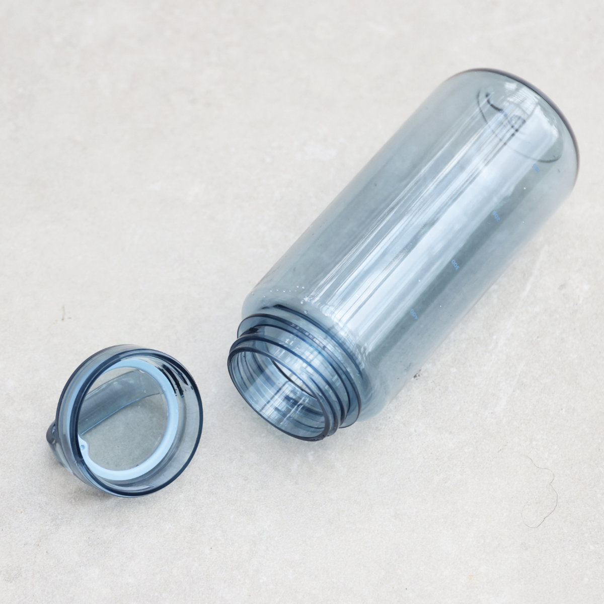 水筒 1L ウォーターボトル mlte EDGE Bottle 1000 ( ボトル 食洗機対応 直飲み クリアボトル おしゃれ 食洗機OK 直のみ タンブラー マイボトル 軽い 持ち運び 持ち手付き クリア 透明 大人 ) 【ブラウン】 ブラウン