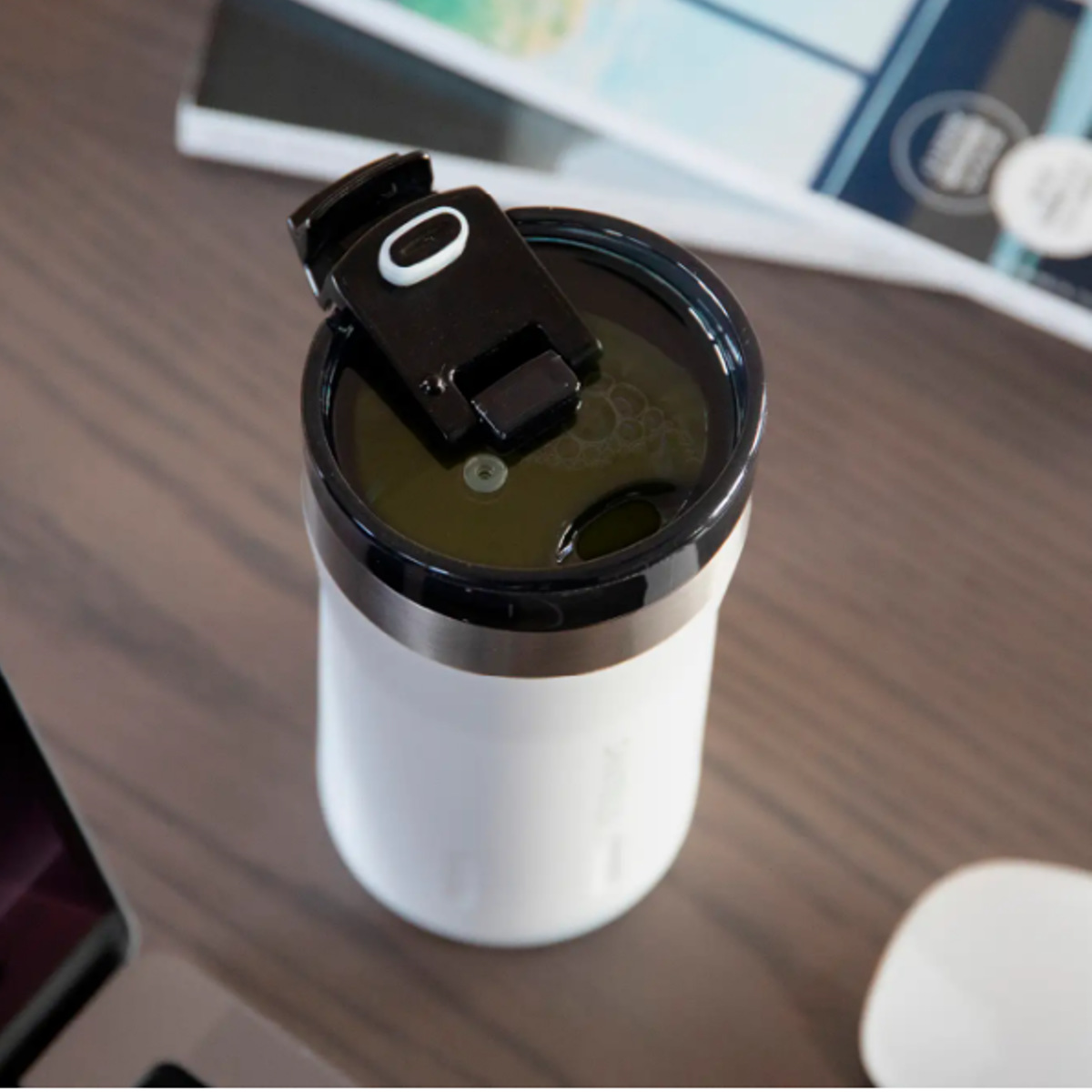 水筒 350ml KARIBA タンブラー 魔法瓶 ( 保温 保冷 コップ ステンレスタンブラー 保温タンブラー マグカップ 保冷タンブラー マグ カップ 保温保冷 シンプル おしゃれ 白 ) 【ホワイト】 ホワイト