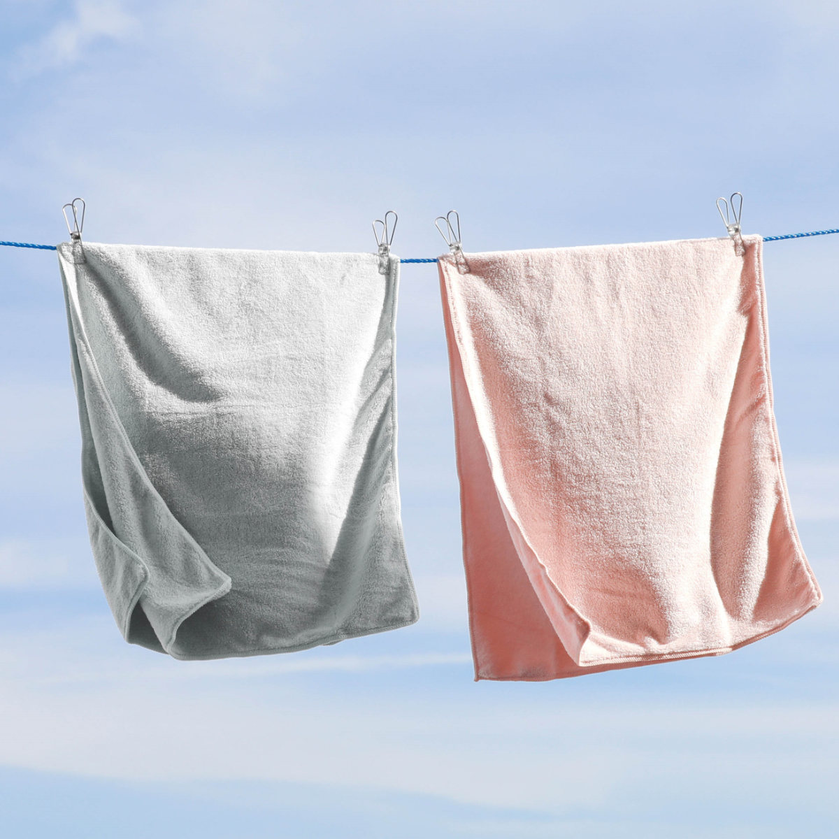 バスタオル カラリコス 2枚組 ( タオル 2枚セット まとめ買い 吸水 速乾 やわらか 無地 デイリータオル ループ付き タオルセット 60×120cm タオルケット ふんわり 日常使い 新生活 シンプル ギフト ) 【ピンク】 ピンク