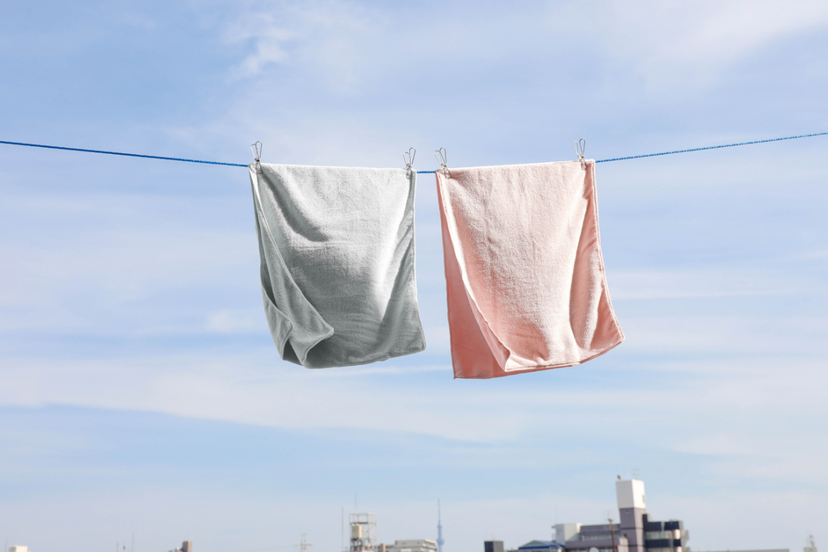 バスタオル カラリコス 2枚組 ( タオル 2枚セット まとめ買い 吸水 速乾 やわらか 無地 デイリータオル ループ付き タオルセット 60×120cm タオルケット ふんわり 日常使い 新生活 シンプル ギフト ) 【ピンク】 ピンク