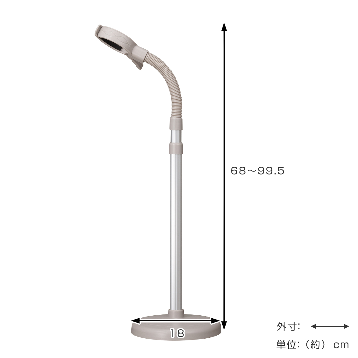 ドライヤースタンド ハンズフリードライヤースタンド ドライヤー ( ハンズフリー スタンド ドライヤーホルダー 固定 固定スタンド ホルダー 洗面用品 フリーハンド ドライヤークリップ 便利 アームスタンド 置き型 便利グッズ )