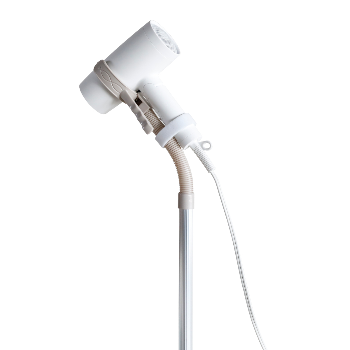 ドライヤースタンド ハンズフリードライヤースタンド ドライヤー ( ハンズフリー スタンド ドライヤーホルダー 固定 固定スタンド ホルダー 洗面用品 フリーハンド ドライヤークリップ 便利 アームスタンド 置き型 便利グッズ )