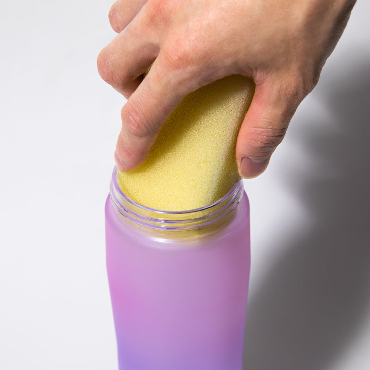 水筒 740ml OURALウォーターボトル740 スリム ( 常温 直飲み マイボトル ウォーターボトル 軽量 軽い 半透明 シンプル 持ち運び 持ち手付き スリムボトル ハンドル付き ) 【イエロー×グリーン】 イエロー×グリーン