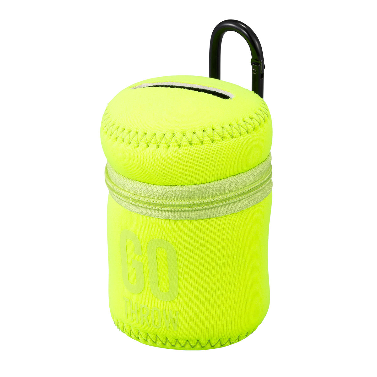 携帯ゴミ箱 GO THROW 携帯ゴミ入れ ポッシュ ( 持ち運び 携帯用 ゴミ箱 ゴミ入れ 小物入れ ミニポーチ ケース レジャー アウトドア カラビナ付き マルチケース 持ち歩き マルチポーチ 洗える ) 【ブラック】 ブラック