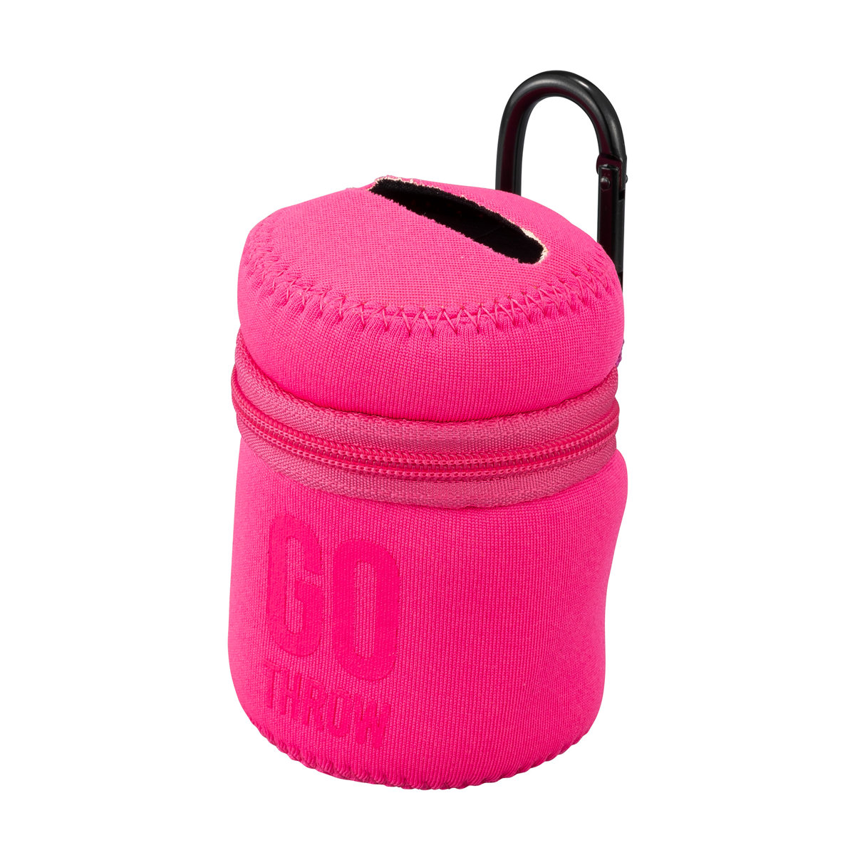 携帯ゴミ箱 GO THROW 携帯ゴミ入れ ポッシュ ( 持ち運び 携帯用 ゴミ箱 ゴミ入れ 小物入れ ミニポーチ ケース レジャー アウトドア カラビナ付き マルチケース 持ち歩き マルチポーチ 洗える ) 【ブラック】 ブラック