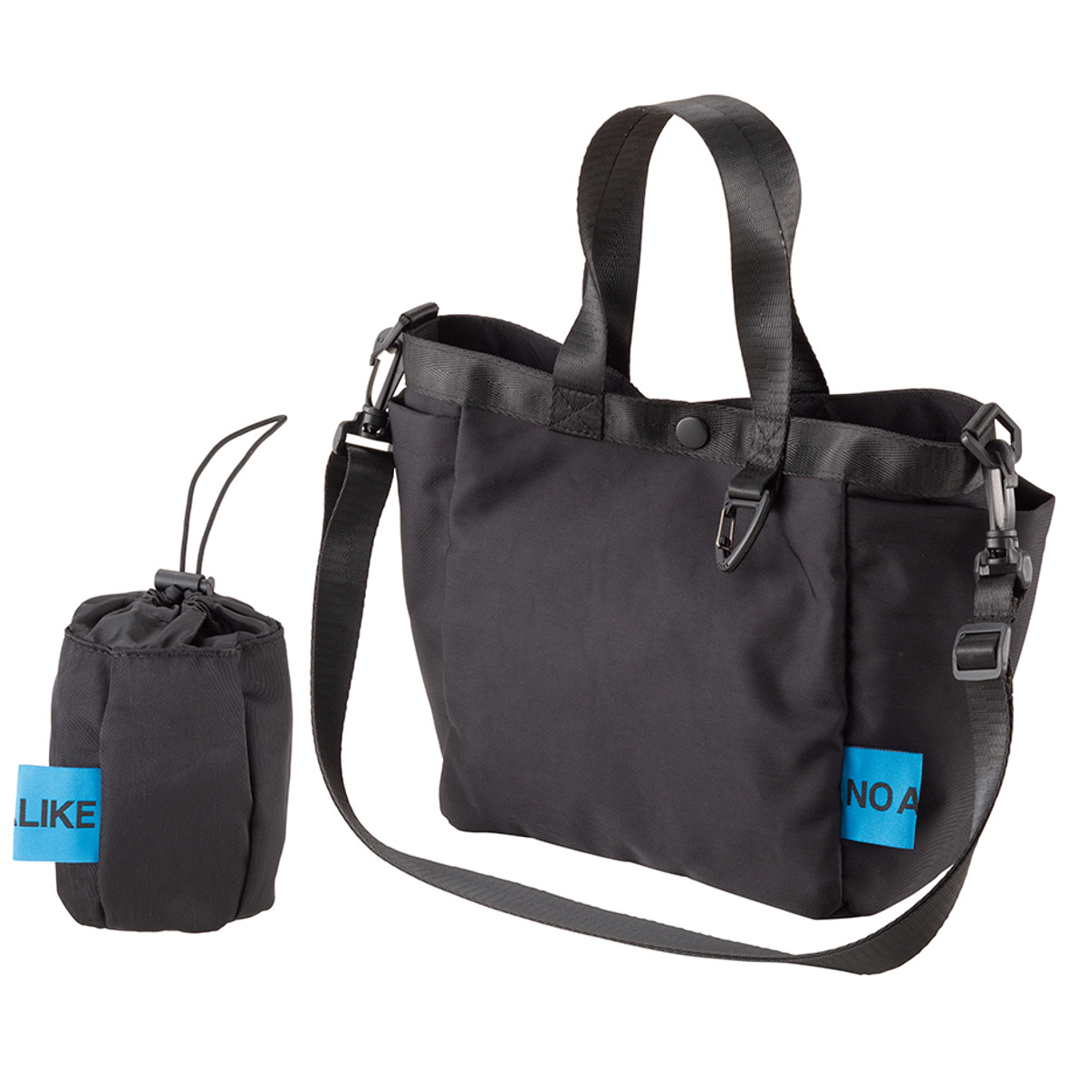 散歩バッグ うんちバッグ付き 犬 ショルダー ( お散歩バッグ 散歩 鞄 カバン ショルダーバッグ 撥水 マナーポーチ付き エチケット おさんぽ お出かけ 散歩用 外出 臭い防止 )