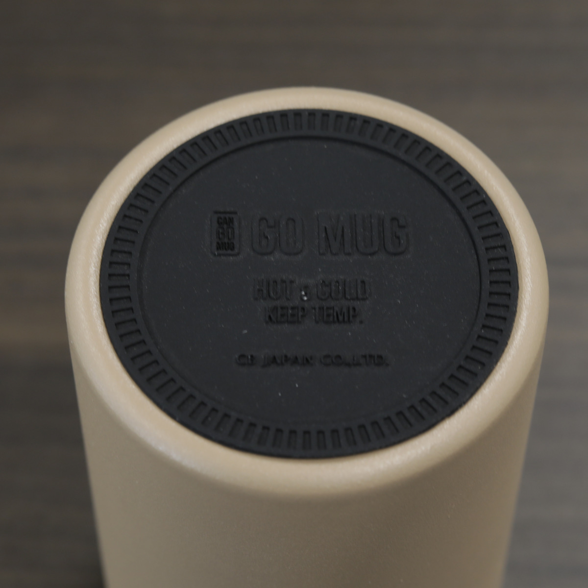 タンブラー 350ml CAN GOMUG 350 ( 保温 保冷 ステンレス 缶ホルダー コップ 持ち運び おしゃれ シンプル 2WAY 取っ手なし ) 【ライトグレー】 ライトグレー