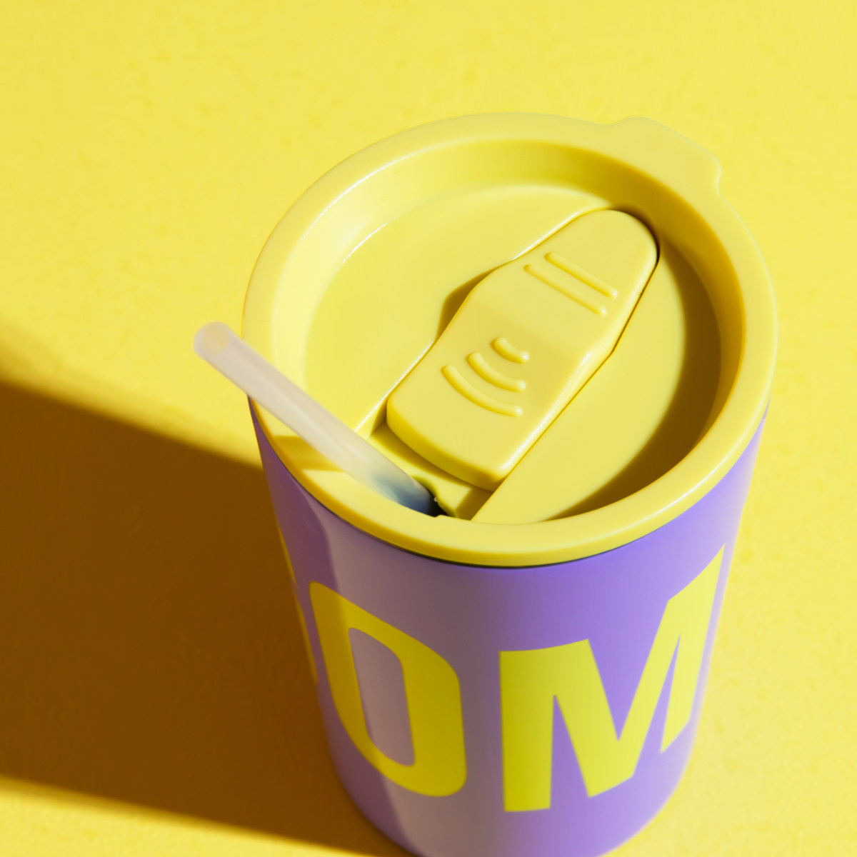 タンブラー 460ml GOMUG NEON ICE ( 保温 保冷 ステンレス コップ 蓋付き ストロー対応 コンビニ コーヒー カップ カバー おしゃれ かわいい カラフル ロゴ ) 【パープル】 パープル