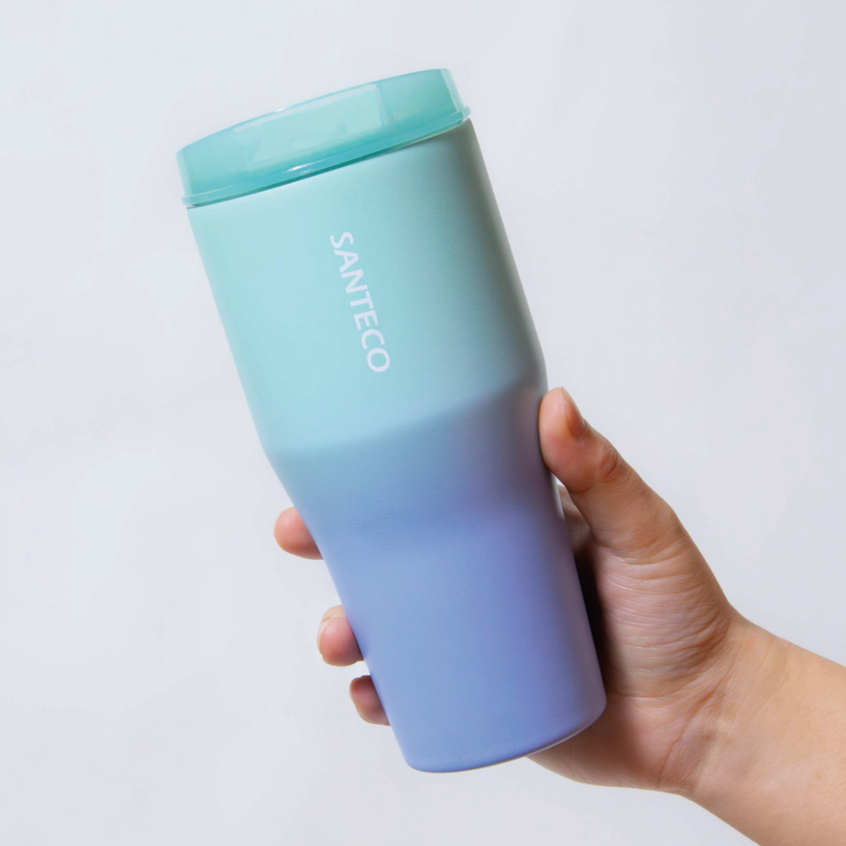 タンブラー 670ml ANIE2WAY 670 ( 保温 保冷 ステンレス 2WAY仕様 直飲み ストロー付き コップ ストロータンブラー おしゃれ かわいい グラデーション カラー ) 【ピンクパープル】 ピンクパープル