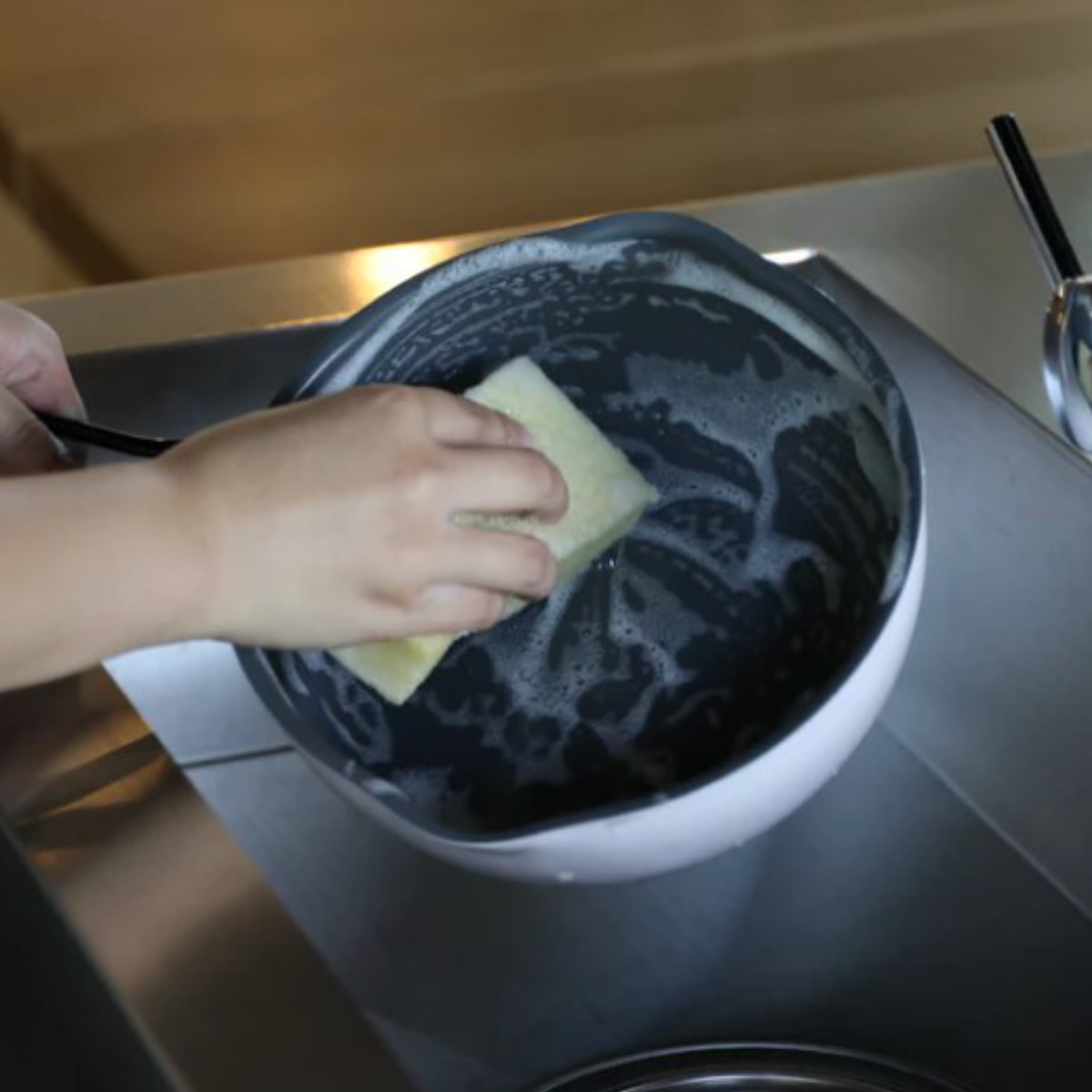 フライパン 20cm IH対応 copan Aggta メモリ付き揚げ物フライパン ( ガス火 IH ih オール熱源対応対応 片手鍋 ソースパン 小鍋 片手なべ 両口鍋 20センチ 調理器具 揚げ物 多機能 マルチパン お手入れ簡単 左利き メモリ付き )