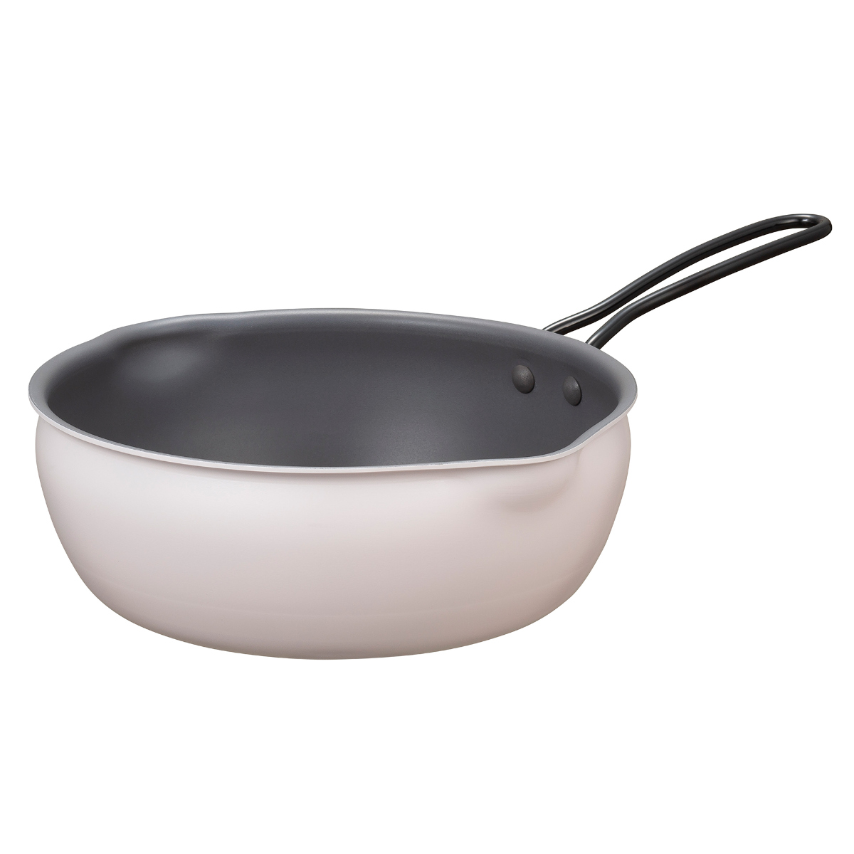 フライパン 20cm IH対応 copan Aggta メモリ付き揚げ物フライパン ( ガス火 IH ih オール熱源対応対応 片手鍋 ソースパン 小鍋 片手なべ 両口鍋 20センチ 調理器具 揚げ物 多機能 マルチパン お手入れ簡単 左利き メモリ付き )