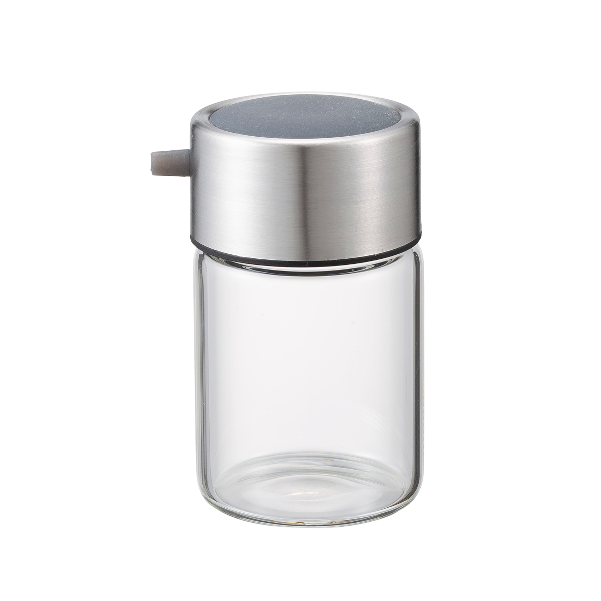 醤油さし 80ml atomico 食洗機対応 耐熱ガラス製 ( アトミコ 醤油入れ しょうゆ差し しょう油差し しょうゆ入れ しょう油入れ 醤油注ぎ ガラス製 卓上 調味料 入れ 容器 ボトル 保管 保存 プッシュ式 ミニ コンパクト おしゃれ )