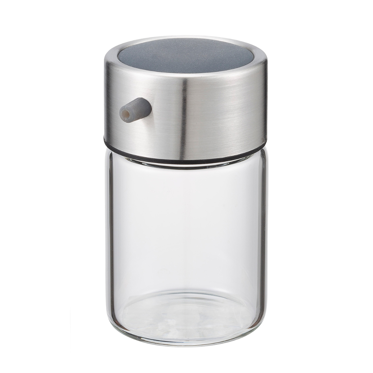 醤油さし 80ml atomico 食洗機対応 耐熱ガラス製 ( アトミコ 醤油入れ しょうゆ差し しょう油差し しょうゆ入れ しょう油入れ 醤油注ぎ ガラス製 卓上 調味料 入れ 容器 ボトル 保管 保存 プッシュ式 ミニ コンパクト おしゃれ )