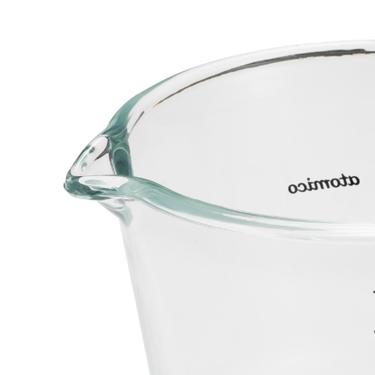 計量カップ atomico 500ml Mサイズ 耐熱ガラス 取っ手付き ( アトミコ 計量コップ メジャーカップ 計量器具 目盛り付き 食洗機対応 電子レンジ対応 冷凍対応 オーブン対応 メモリ 耐熱 ガラス製 注ぎ口付き 製菓道具 お菓子作り )