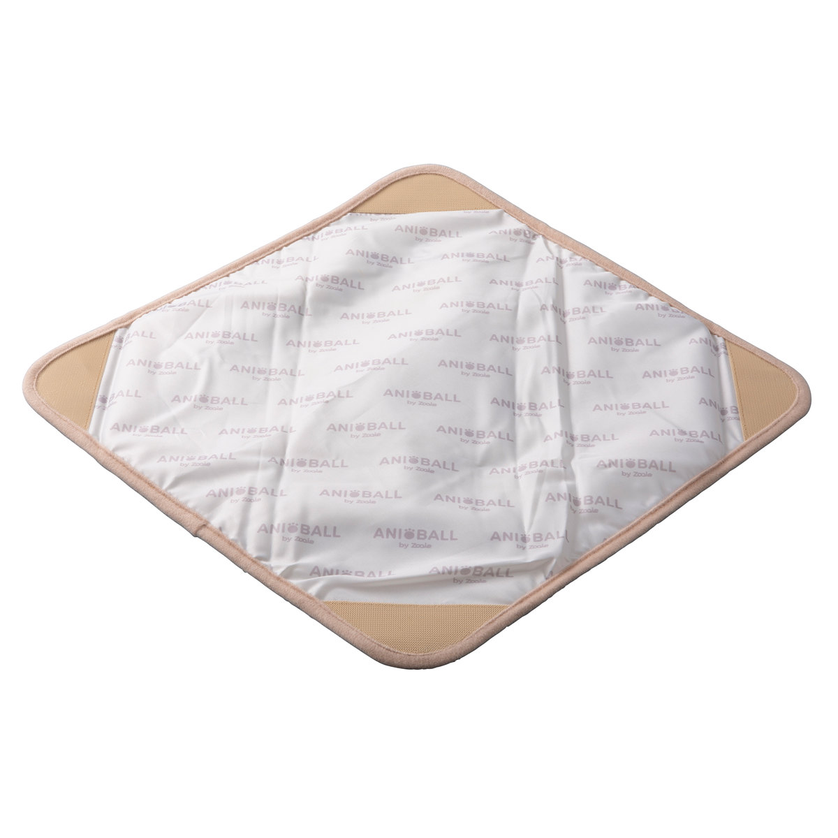 ランチクロス アニボール ランチラッパー ひっつく ( 保冷 お弁当包み ランチョンマット ランチマット かわいい 風呂敷 大判 お弁当箱入れ 弁当箱 弁当 ランチボックス ケース 包み 風呂敷型 正方形 ) 【シロクマ】 シロクマ