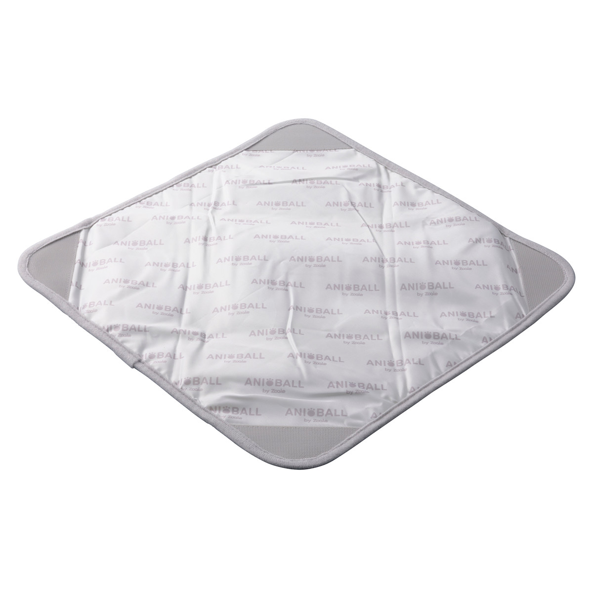 ランチクロス アニボール ランチラッパー ひっつく ( 保冷 お弁当包み ランチョンマット ランチマット かわいい 風呂敷 大判 お弁当箱入れ 弁当箱 弁当 ランチボックス ケース 包み 風呂敷型 正方形 ) 【シロクマ】 シロクマ