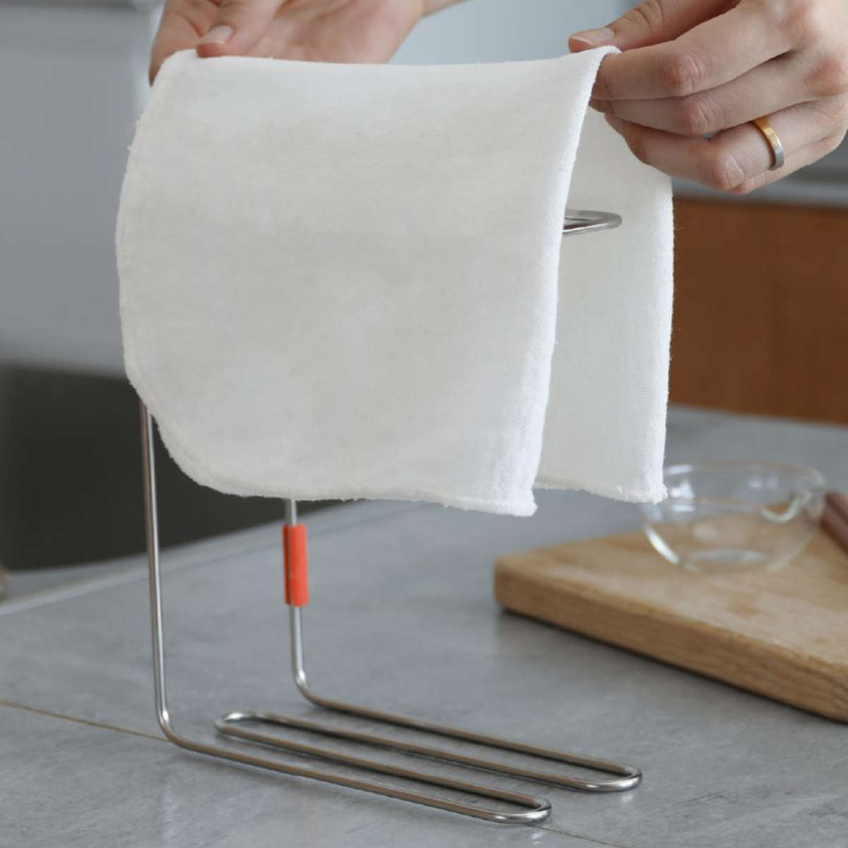 布巾かけ atomico アトミコ ふきんスタンド ( ふきん掛け ステンレス タオルスタンド タオルホルダー 布巾スタンド 置き型 布巾掛け 布巾ハンガー タオルハンガー タオル掛け ふきん 乾燥 シンプル )