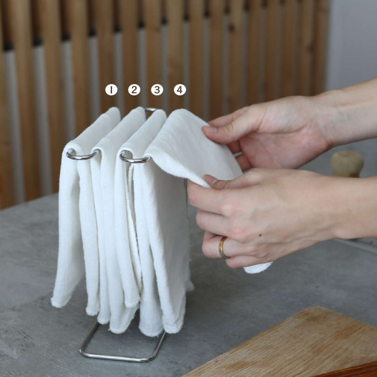 布巾かけ atomico アトミコ ふきんスタンド ( ふきん掛け ステンレス タオルスタンド タオルホルダー 布巾スタンド 置き型 布巾掛け 布巾ハンガー タオルハンガー タオル掛け ふきん 乾燥 シンプル )