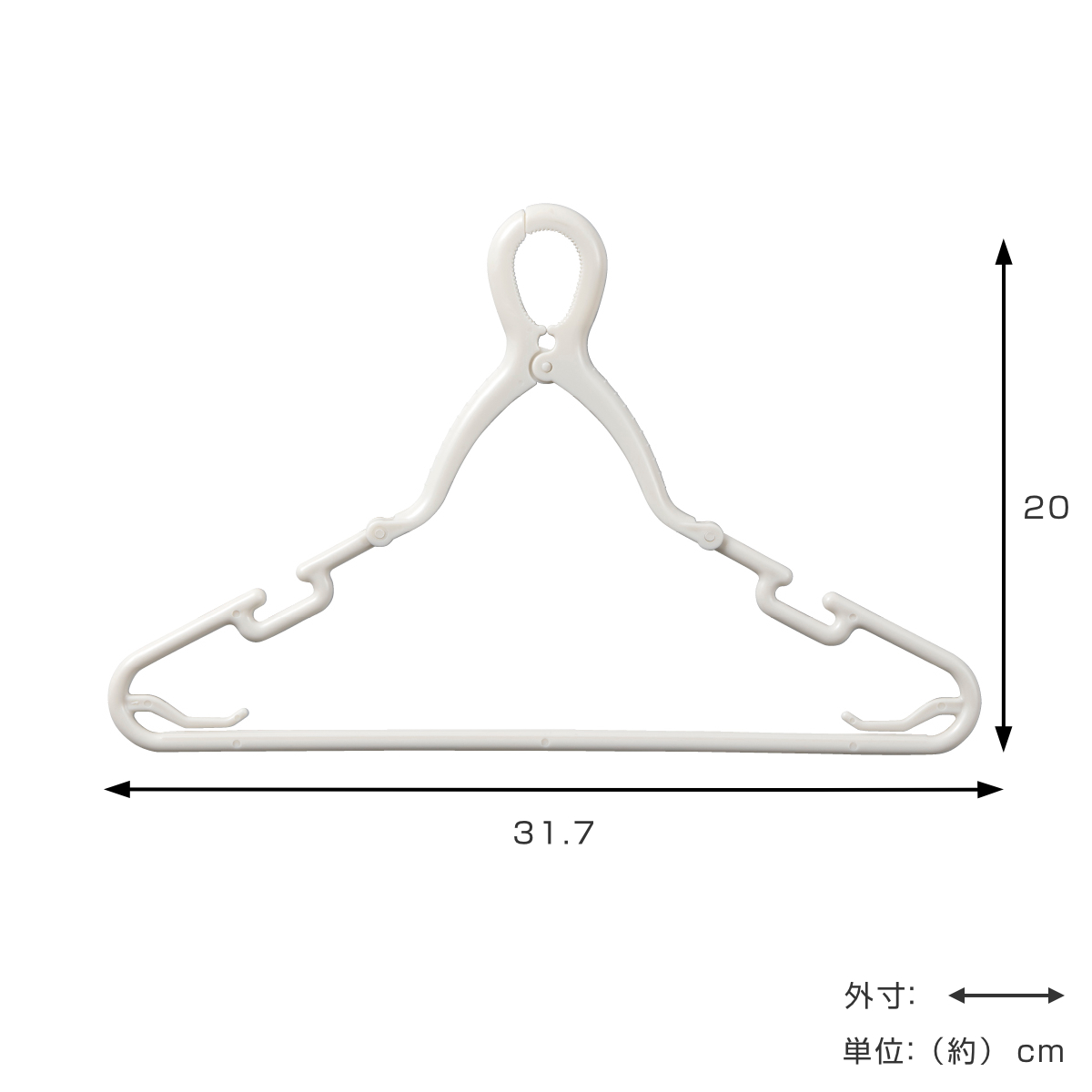 ハンガー 6本組 ベビー&キッズ キャッチフックハンガー 首元を伸ばさずに干せる ( キッズハンガー ベビーハンガー 6本セット フック付 子ども 洗濯 収納 洗濯ハンガー 物干し こども服 衣類収納 洋服ハンガー 洋服 省スペース )