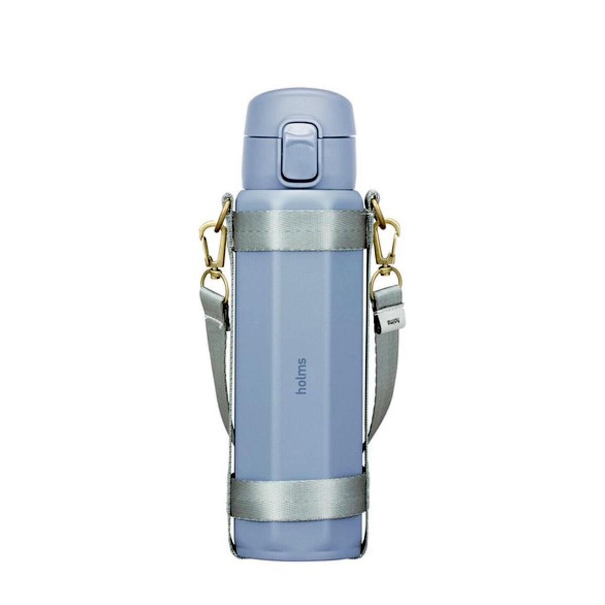 水筒 460ml holms ロングショルダー ステンレスマグボトル ( 保温 保冷 直飲み マイボトル マグ かわいい 洗いやすい 大人 おしゃれ マグボトル ステンレスボトル 直のみ ダイレクトボトル ワンタッチ ボトル 女性 )