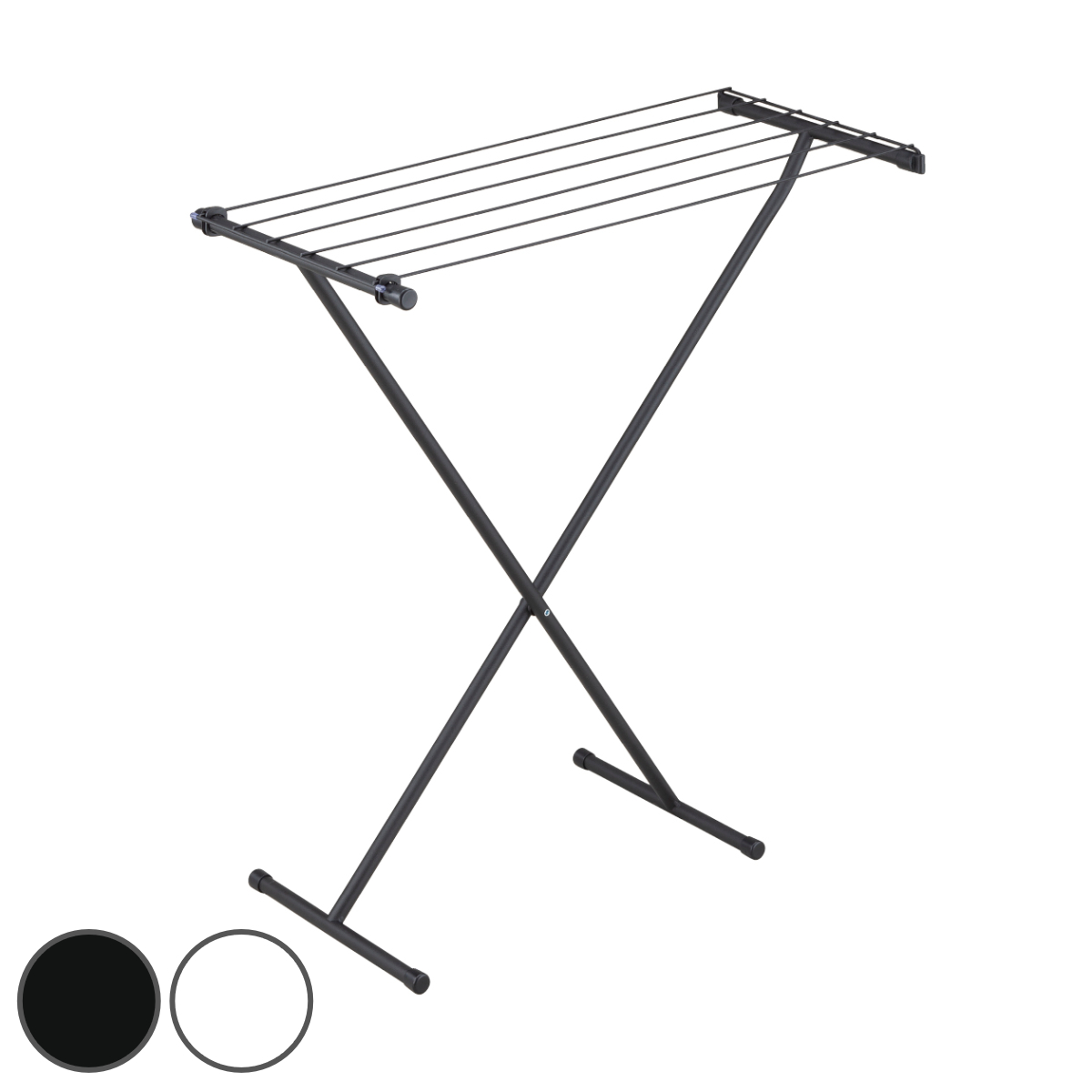 バスタオルスタンド フェイスタオル 折りたたみタイプ ( 物干しスタンド バスタオル タオル干し 物干し スタンド 折りたたみ コンパクト 軽量 室内干し タオルハンガー タオル 洗濯 洗濯物干し ホワイト ブラック ) 【ホワイト】