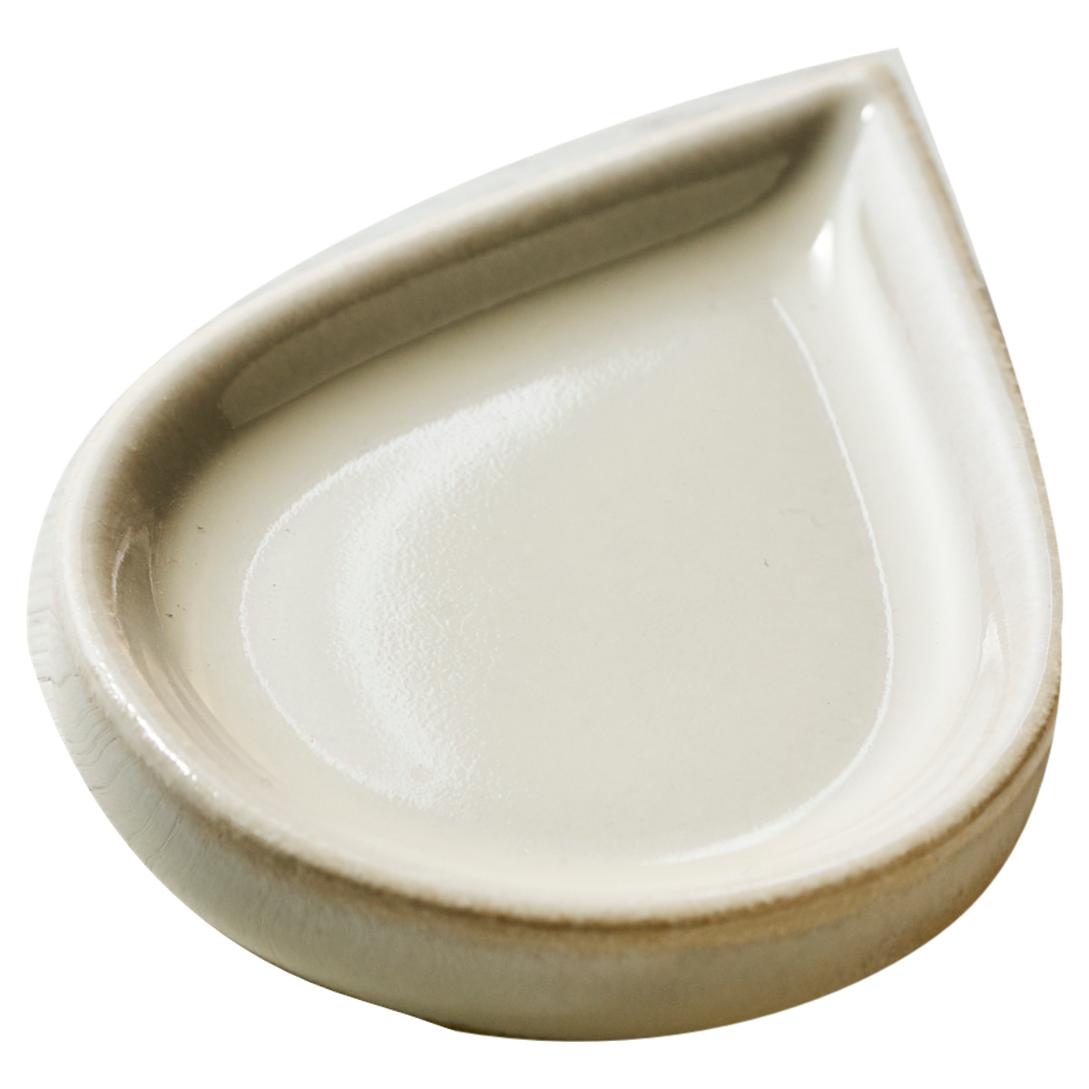 豆皿 しずく ( 磁器 美濃焼 日本製 電子レンジ対応 皿 お皿 プレート 小皿 おしゃれ アクセサリートレー トレー トレイ アクセサリー入れ ) 【ホワイト】 ホワイト