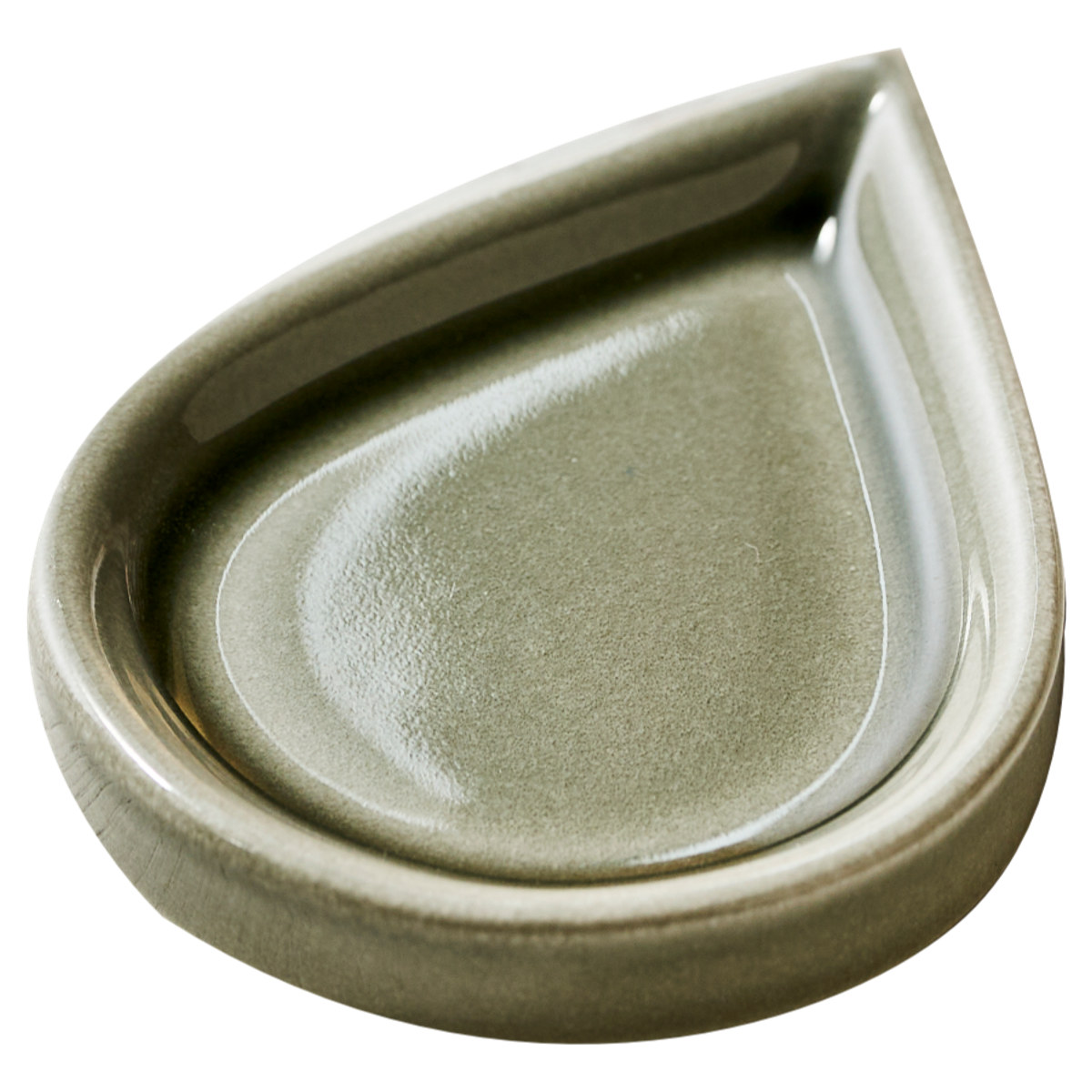 豆皿 しずく ( 磁器 美濃焼 日本製 電子レンジ対応 皿 お皿 プレート 小皿 おしゃれ アクセサリートレー トレー トレイ アクセサリー入れ ) 【ホワイト】 ホワイト