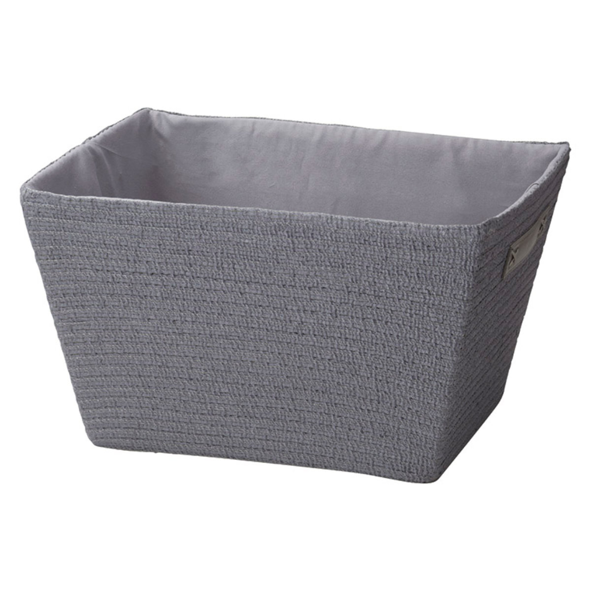 バスケット コットン 台形 幅43×奥行33×高さ24cm ( 収納 収納ボックス 小物入れ 収納ケース かご カゴ おもちゃ箱 収納用品 小物収納 インナーケース ストッカー おもちゃ 玩具 リビング収納 荷物入れ 整理整頓 ) 【ナチュラル】 ナチュラル