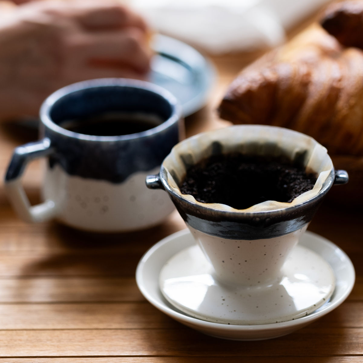 ドリッパー CHIPS Dripper mat black ( 1〜2人用 コーヒー ドリップ コーヒードリッパー 磁器 美濃焼 電子レンジ対応 食洗機対応 おしゃれ カフェ風 シンプル 北欧 モダン ナチュラル 日本製 ) 【SOLID(オレンジ)】 SOLID(オレンジ)