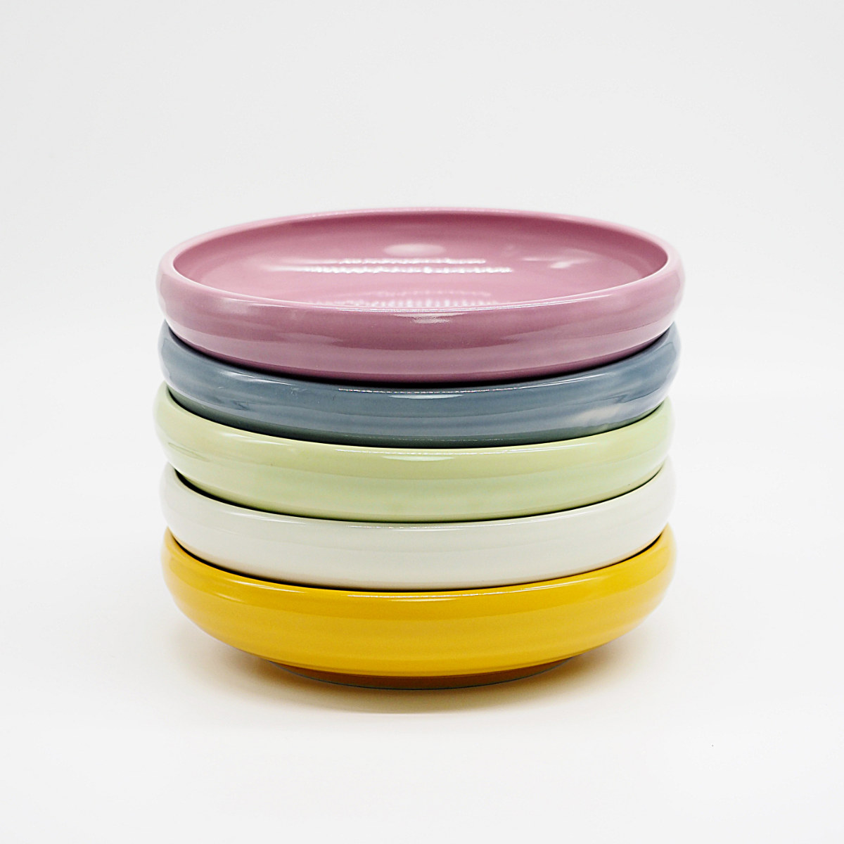 プレート Bread&Rice 食べやすい器 L ( 20.4cm 電子レンジ対応 食洗機対応 磁器 美濃焼 日本製 丸 ラウンド 深皿 お皿 皿 食器 おしゃれ シンプル かわいい 北欧 北欧風 カフェ ) 【キナリ】 キナリ