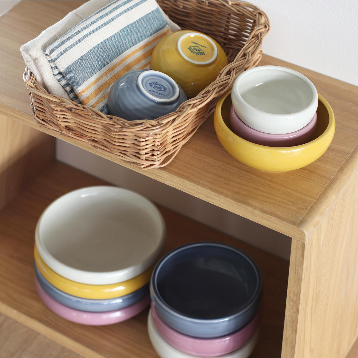 プレート Bread&Rice 食べやすい器 L ( 20.4cm 電子レンジ対応 食洗機対応 磁器 美濃焼 日本製 丸 ラウンド 深皿 お皿 皿 食器 おしゃれ シンプル かわいい 北欧 北欧風 カフェ ) 【キナリ】 キナリ