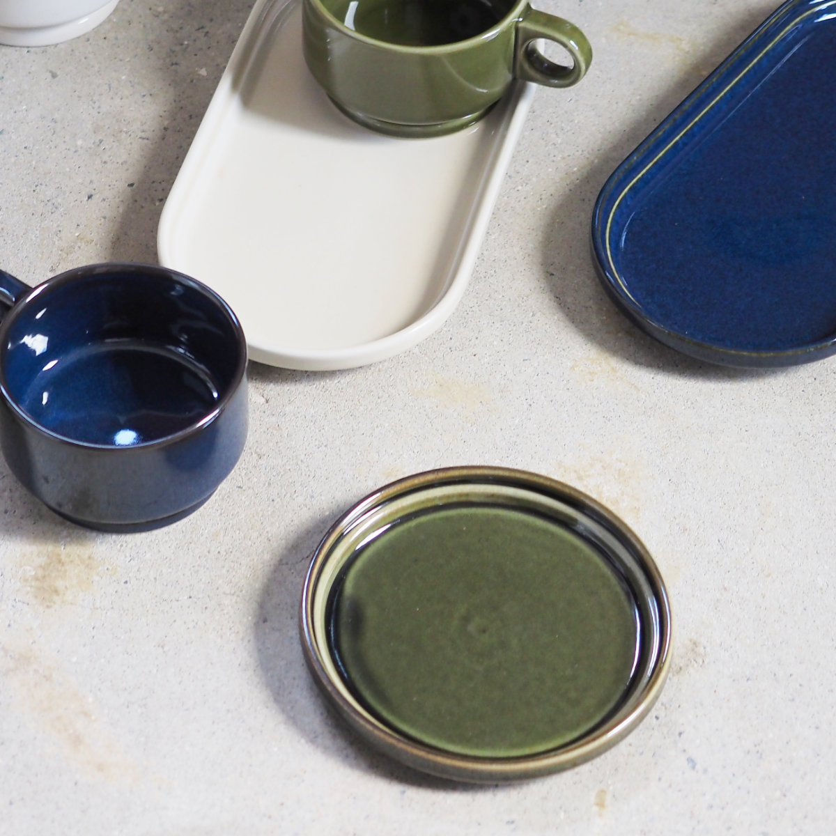 プレート Smith 5.5 plate ( 14cm 電子レンジ対応 食洗機対応 日本製 磁器 皿 お皿 食器 おしゃれ かわいい シンプル レトロ クラシック カフェ風 ) 【グリーン】 グリーン