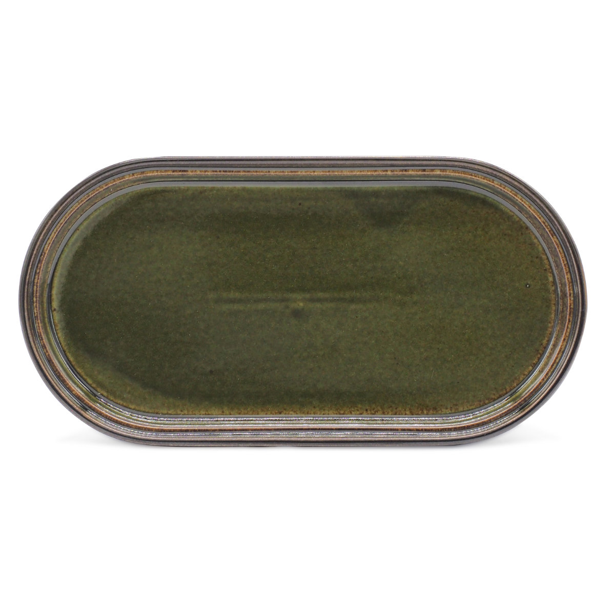 プレート Smith oval plate ( 25.5cm 電子レンジ対応 食洗機対応 日本製 磁器 オーバル 皿 お皿 食器 おしゃれ かわいい シンプル レトロ クラシック カフェ風 ) 【ブラウン】 ブラウン