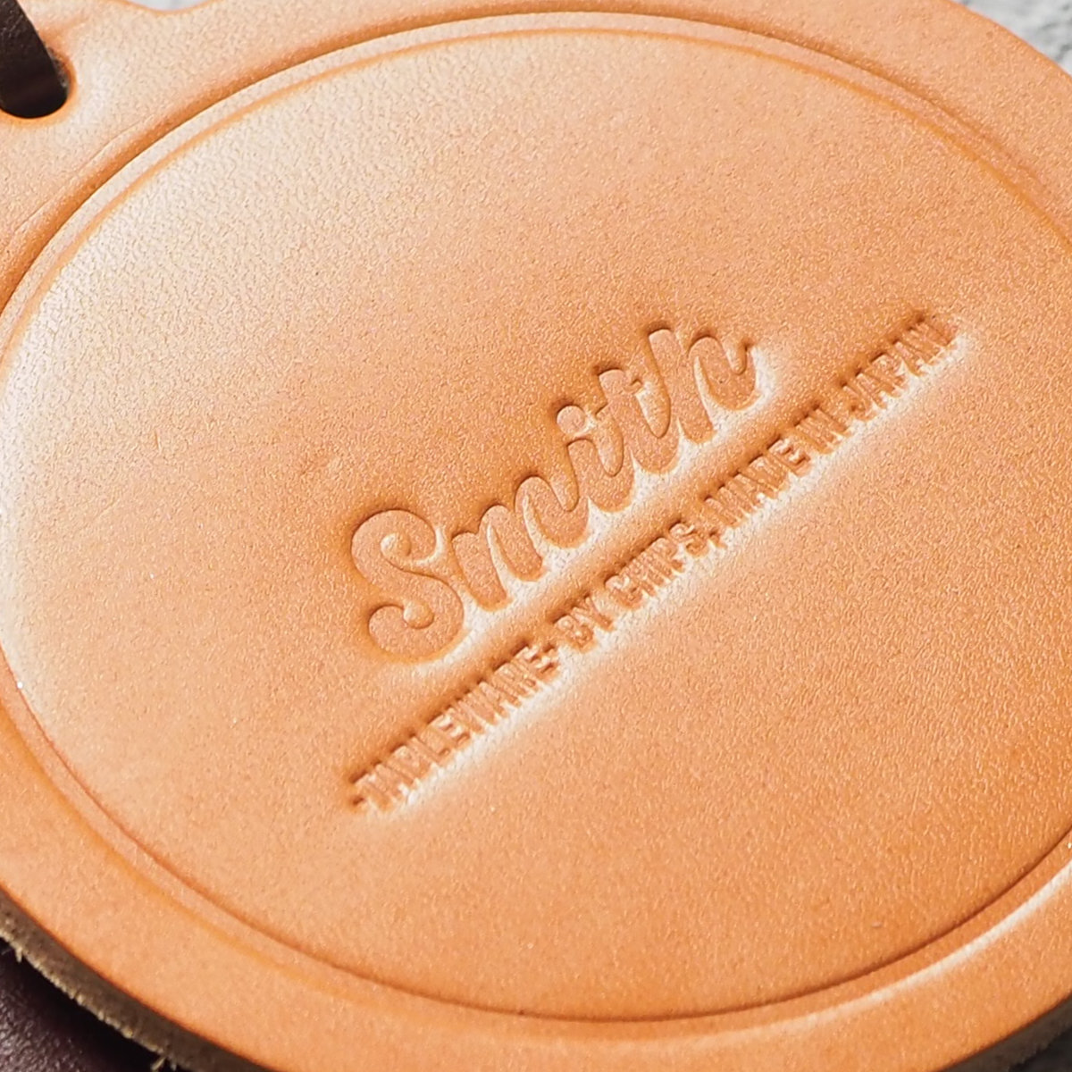 コースター Smith leather coaster ( レザーコースター 革 おしゃれ かわいい シンプル レトロ クラシック カフェ風 ) 【ブラウン】 ブラウン