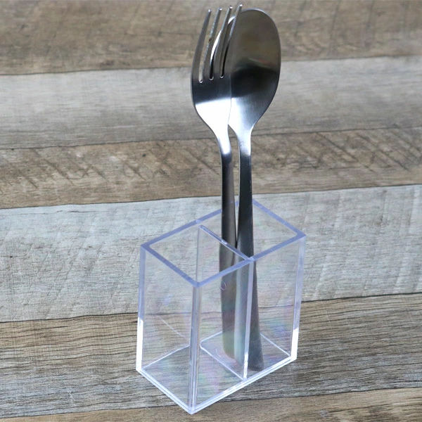 ペンスタンド クリア 2分割 プラスチック 透明 収納 ペン立て デスコシリーズ ( 鉛筆立て 文房具 ステーショナリー 日本製 ステーショナリースタンド 卓上 デスク 机上 鉛筆 ペン スタンド 仕切り付き )