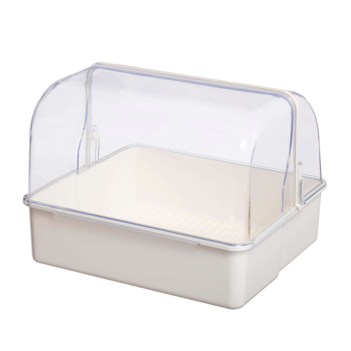 キッチン収納 フードケース 34型 メロディ （ シンク上 水切りラック 水切りかご 水切りカゴ フード付き フタ付き ホコリよけ 大容量 日本製 洗い物 食器 洗い 収納 乾燥 食器乾燥 ラック 洗い桶 水切り 水切りバスケット ）