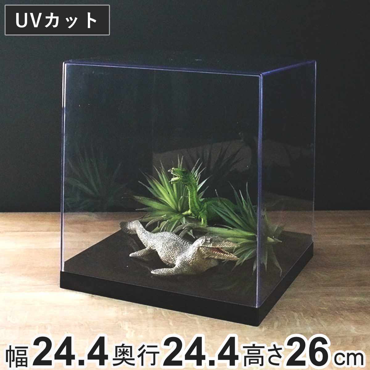 コレクションケース レギュラー 幅24cm 卓上 クリアケース クリア 透明 収納 （ コレクション ケース プラスチック フィギュア ディスプレイケース ディスプレイ インテリア 飾る おしゃれ 日本製 ）