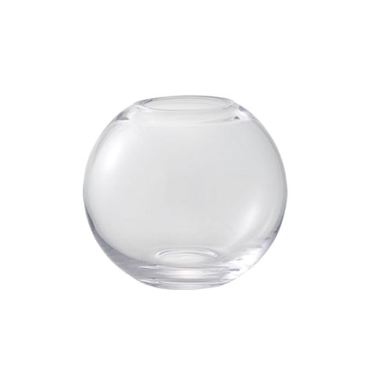 ガラス製 花瓶 まとめて 8点 CRYSTAL GLASS フラワーベース 花器 花瓶 GLASS orb グラスオーブ 直径11×高さ10cm フラワーベース