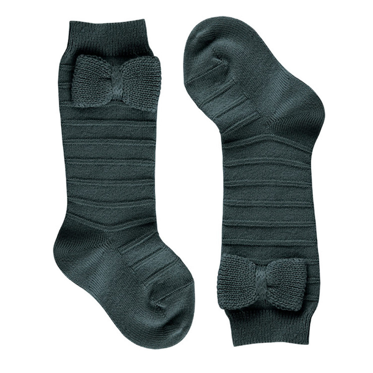 靴下 condor 子供 11.5~13.5cm ニットリボン付き ニーソックス ( コンドル 子ども用靴下 ベビー キッズ ソックス くつ下 くつした ハイソックス リボン 丈夫 おしゃれ 出産祝い ) 【ピノ】 ピノ