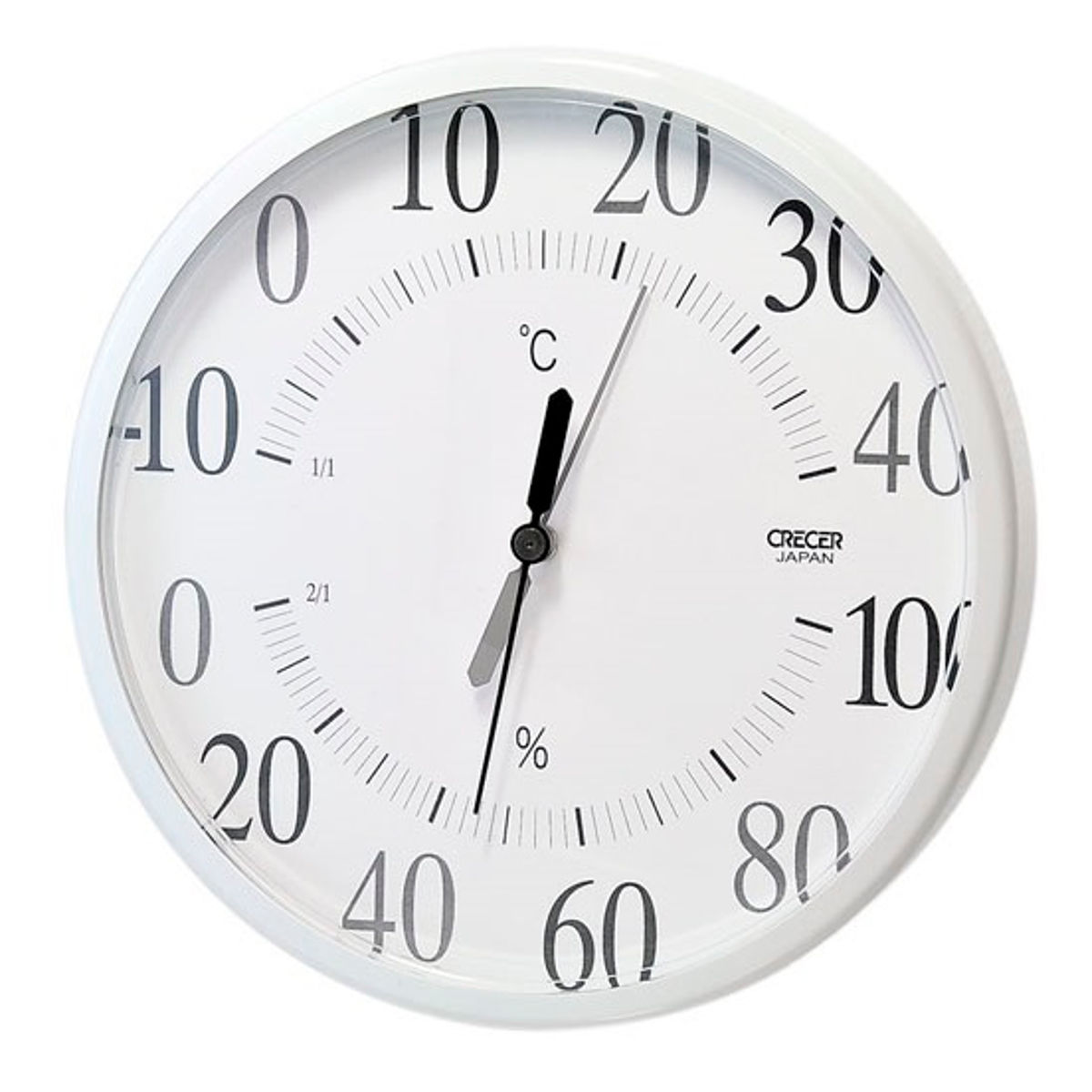 温湿度計 温度計 壁掛け 卓上 日本製 （ アナログ温湿度計 湿度計 文字盤 大きい 見やすい オフィス 業務用 置き掛け兼用 温度 湿度 測定器 温度湿度計 赤ちゃん 乾燥 ウイルス 熱中症 対策 ）